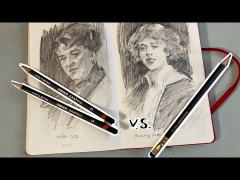 Sketchbook challenge: Blackwing vs Derwent pencils
