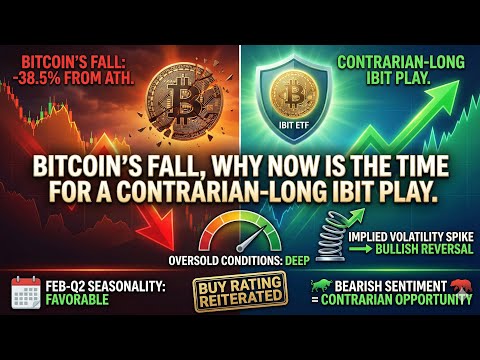 BTC, Bitcoin's Fall, Why Now Is The Time For A Contrarian-Long IBIT Play