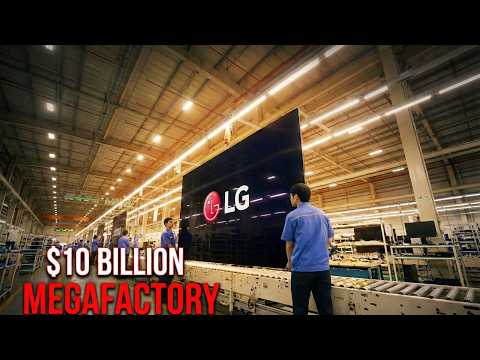 How LG Builds the World's Largest OLED Screens – A Rare Look Inside the $10B Megafactory