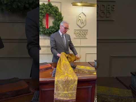 Our new English silk scarves