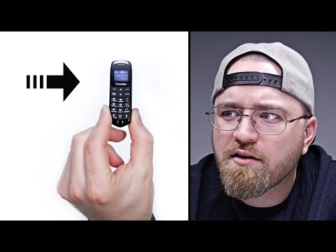 Using The World's Smallest Phone...