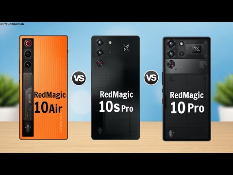 Redmagic 10 Air vs RedMagic 10s Pro vs RedMagic 10 Pro || Full Comparison