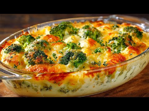 Grandma's potato and broccoli casserole! Everyone is crazy about this recipe!