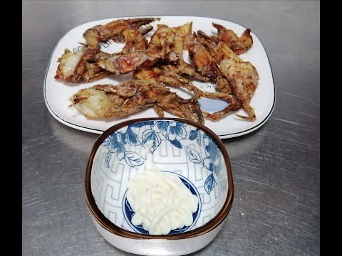 香炸軟殼蟹 💥🦀 (氣炸鍋篇) 💥🥰自己煮 Self Cook~EP187~2021.01.14😍香脆爽口🤤蟹味無窮😋在家做出壽司店風味😘簡單易做🥳好食到停唔到口🤩