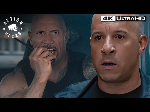 Dom VS The Crew Epic Chase In New York | The Fate of the Furious 4k HDR