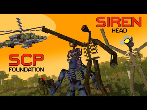 SIREN HEAD VS SCP FOUNDATION - MINECRAFT ANIMATION