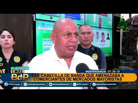 Caen presuntos extorsionadores que atemorizaban a comerciantes y colectiveros en Lima Norte