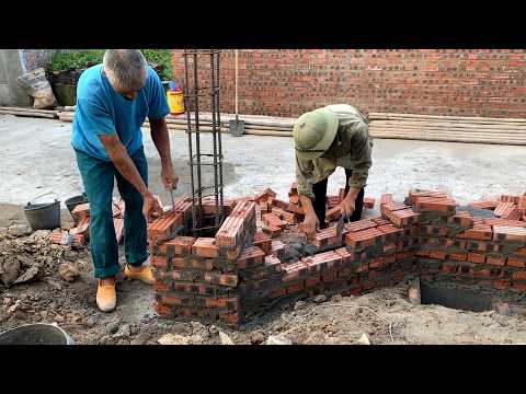 How To Build A Solid Gate Pillar - Durable And Beautiful Over Time | Detailed Instructions A-Z