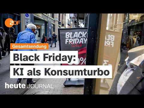 heute journal vom 14.11.2025 Black Friday, Haushaltsentwurf 2026, Luftangriffe auf Charkiw