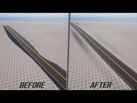Dynamic Road System Early Feature: Automatic Landscape Adjustment