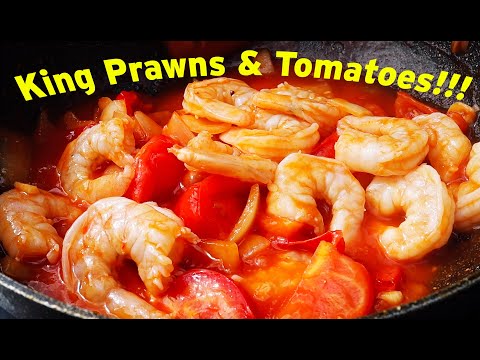 King Prawns and Tomato - Classic Chinese Dish Recipe made EASY!!!!!