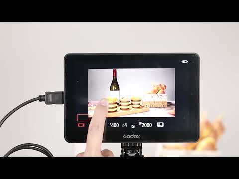 Godox GM7S 7 inch 4K màn hình cảm ứng IPS FHD 1920x1080, hỗ trợ 3D LUT, hiển thị video trực tiếp.