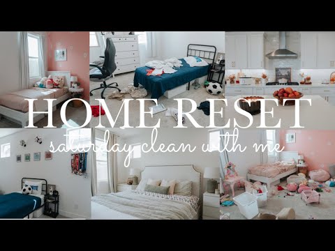 SATURDAY HOME RESET CLEAN WITH ME!! || CLEANING MOTIVATION || HOME RESET
