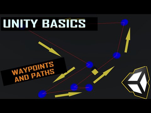 Unity Basics - Waypoint Path system in Unity Part 1