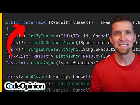 Have you replaced your DB because of the Repository Pattern?