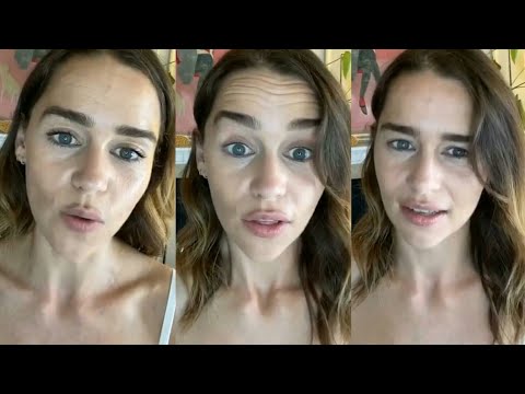 Emilia Clarke - Clinique live stream 6/24/20