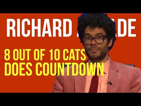 Richard Ayoade on 8 Out of 10 Cats Does Countdown (again)