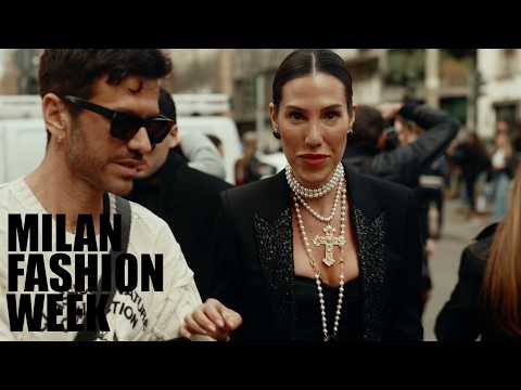 Milan Fashion Week 2026 l Dolce & Gabbana show l StreetStyle