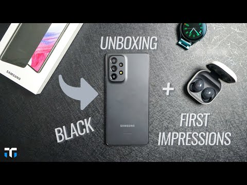 Samsung Galaxy A53 Black Unboxing + First Impressions: A Strong Midrange Contender!