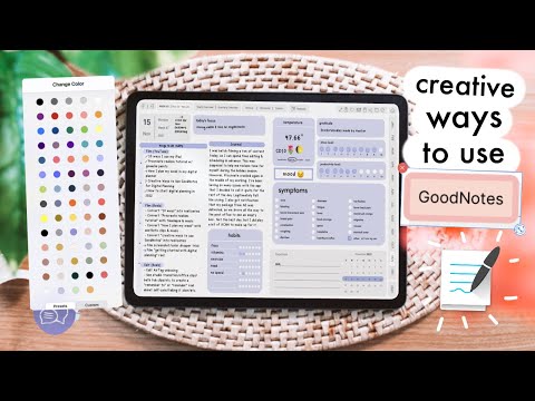 Creative Ways to Use GoodNotes for Digital Planning | Magic Elements, Color Dropper, Tricks
