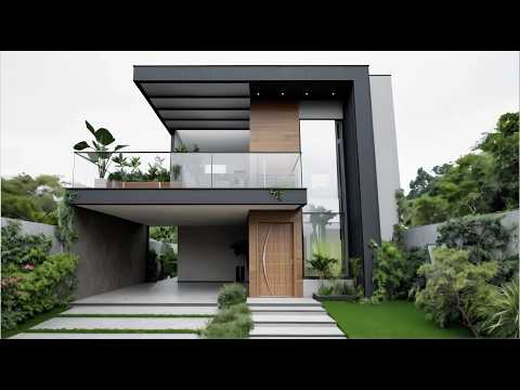 Small and Modern Two-Story House || 3 Bedrooms || Floor Plan - Plot 10x20m