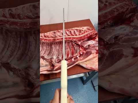 Break a side of pork into primal's with Franco.