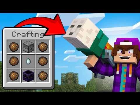 Minecraft, But I Can Craft OVERPOWERED Weapons