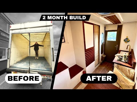 Modern Camper Van Conversion FULL BUILD | Gen Z You Can Afford This Home!! 🏠