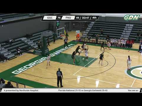 GGC Women's Basketball vs Florida National