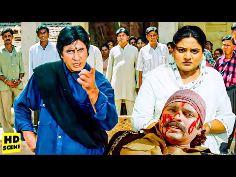 माँ आपका मंगल सूत्र तोड़ा था इसने आप इसकी सास तोड़ दो | Lal Badshah Movie | Amitabh Bachchan Dialogues