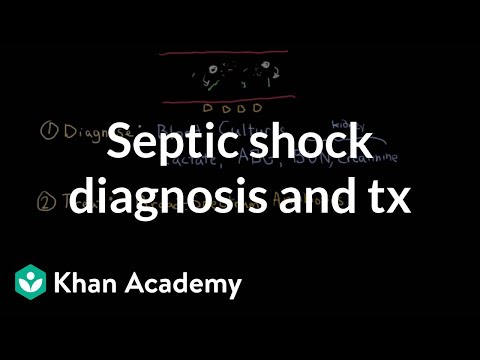 Septic shock: Diagnosis and treatment | Circulatory System and Disease | NCLEX-RN | Khan Academy