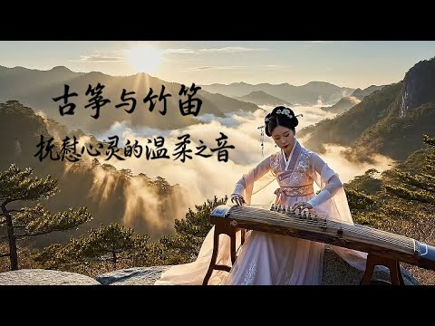 古筝与竹笛 – 抚慰心灵的温柔之音 || Guzheng & Bamboo Flute – Gentle Music to Soothe the Soul