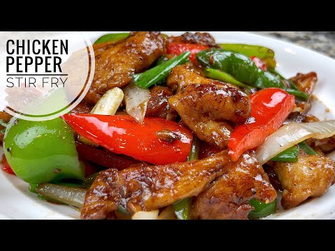 Chicken And Pepper Stir Fry | Flavorful, Tender And Juicy Chicken Stir Fry With Vegetable