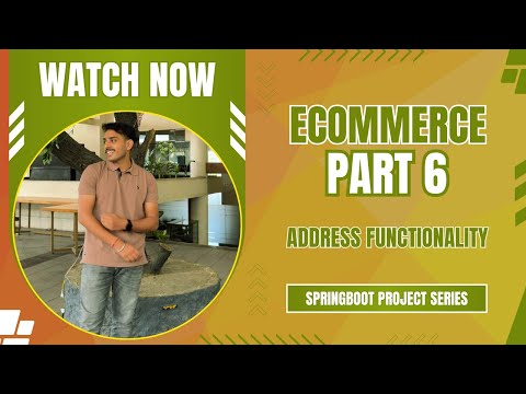 E-Commerce Project (Part 6) — Complete Address Management | Save, Update & Select Shipping Address