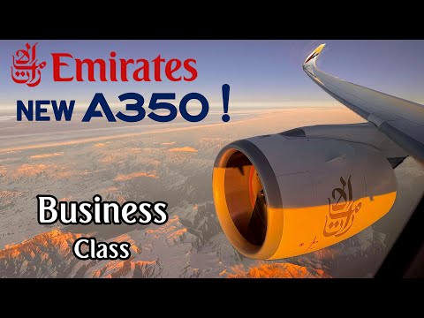 Emirates first Airbus A350 !  BUSINESS CLASS -  🇦🇪 Dubai - Edinburgh 🇬🇧  [FULL FLIGHT REPORT]