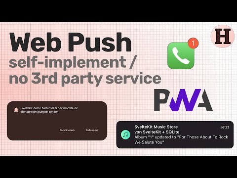 Self implementing Web Push into a Svelte Kit App