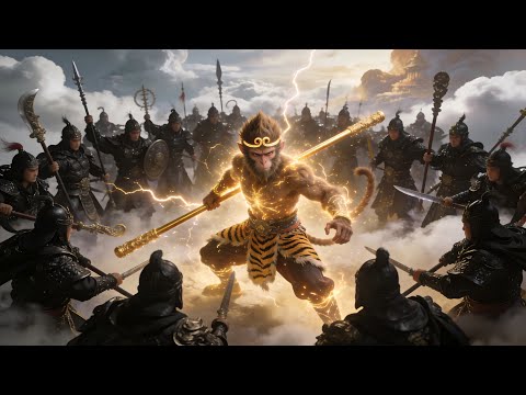 玉帝瞧不起小小猴子，誰料天上地下所有神仙都敵不過它！！