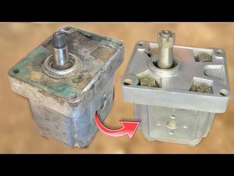 How To Restoration Hydraulic Gear pump &  Belarus Tractor Hydraulic Gear Pump Restoration