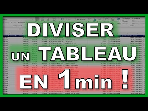 Diviser un tableau en plusieurs parties : l'erreur à ne pas faire