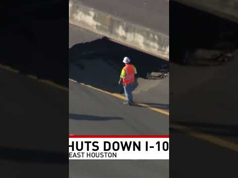 TRAFFIC ALERT: Massive sinkhole closes I-10, major delays for Beaumont-bound drivers