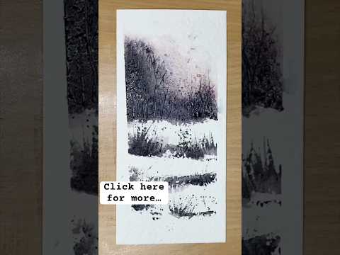 Game Changer!  How to paint thin lines in Watercolour #waatercolor 🎨