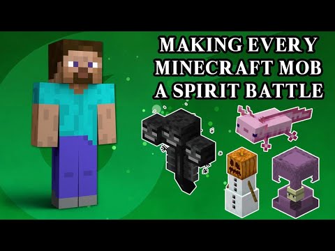 Making EVERY Minecraft Mob A Spirit Battle for Super Smash Bros Ultimate