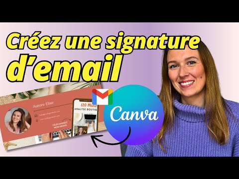How to create an email signature with Canva? (and configure it)