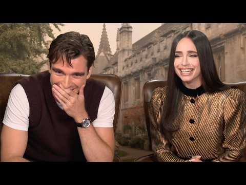 Corey Mylchreest Teaches Sofia Carson How To Do A British Accent  | Most Likely To