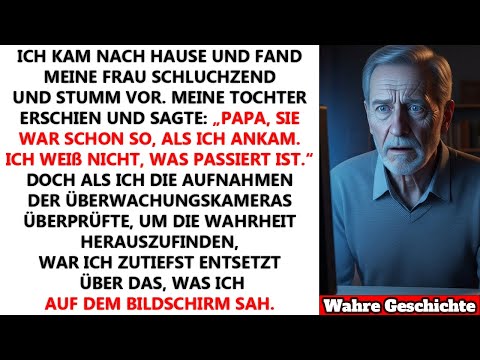 Ich kam heim und sah meine Frau weinen. Meine Tochter wusste nichts – doch die Kameras…