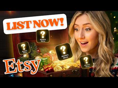The Next Big Etsy Goldmine Niches & Products🔥 (Hint: list NOW)