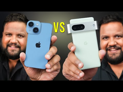 Pixel 7 vs iPhone 14 Camera Test Comparison - Battle of the Base Flagships!
