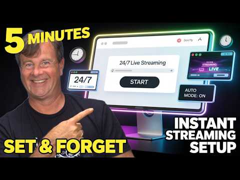 Set Up 24:7 Live Streaming in 5 Minutes   Then Never Touch It Again