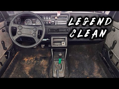 The DIRTIEST 36-Year-Old VW Golf GTD / Car Interior Detailing ASMR