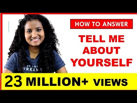 Interview Question: Tell Me About Yourself | Best Answer for Freshers & Experienced People ✓